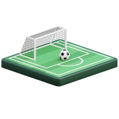 Campo de gol  3D Icon