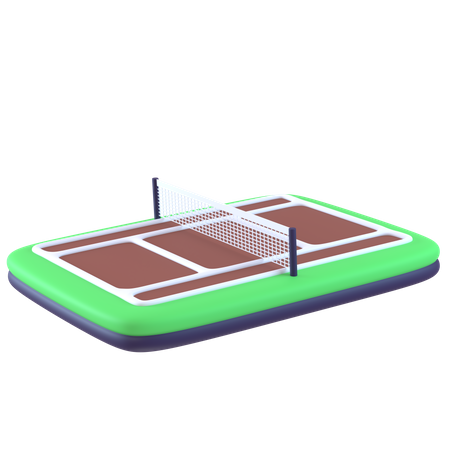 Campo de tênis  3D Icon