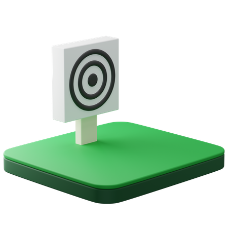 Campo de tiro  3D Icon