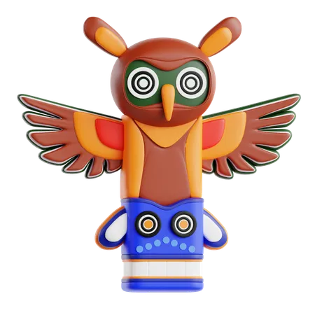 Campo de totem  3D Icon