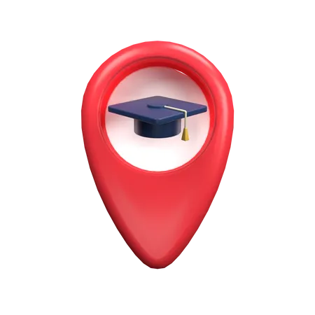 Campus Location  3D Icon