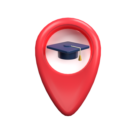 Campus Location  3D Icon