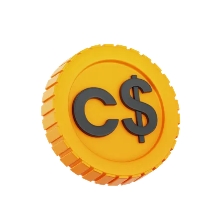 Canada Dollar  3D Icon