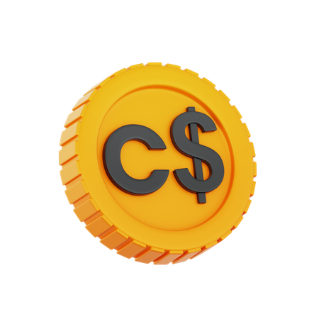Canada Dollar  3D Icon