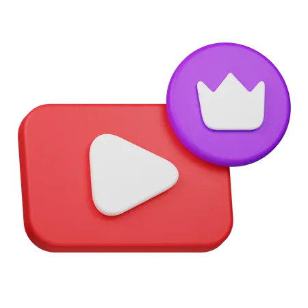 Assinatura de canal  3D Icon