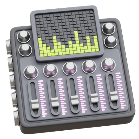 Canal audio  3D Icon