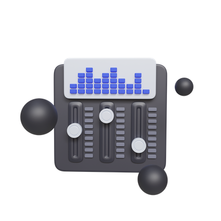 Canal audio  3D Icon