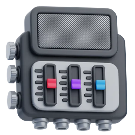 Canal audio  3D Icon