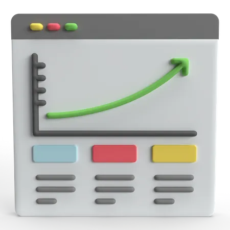 Croissance des canaux  3D Icon