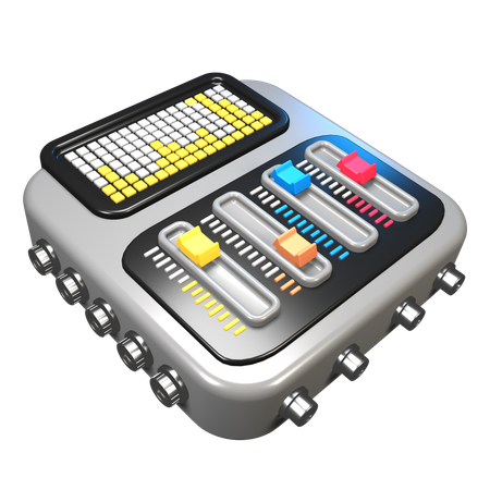 Canal de audio  3D Icon
