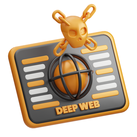 Canal deep web  3D Icon