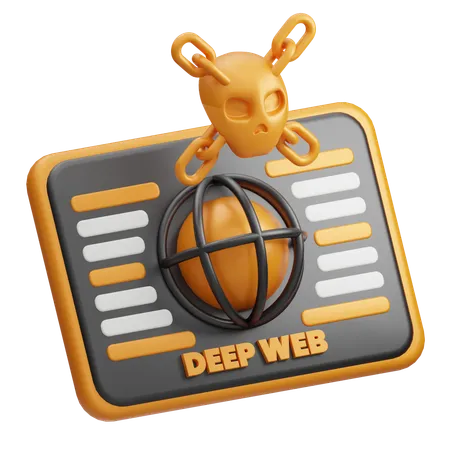 Canal deep web  3D Icon