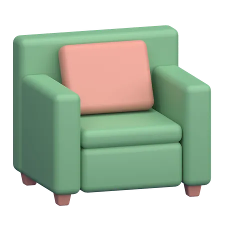 Canapé  3D Icon