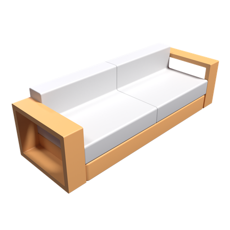 Canapé  3D Icon