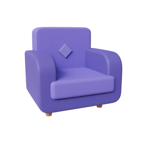 Canapé  3D Icon