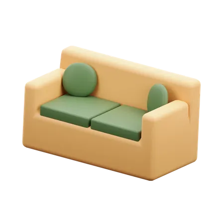 Canapé  3D Icon