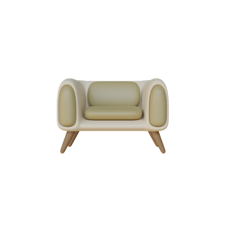 Canapé  3D Icon