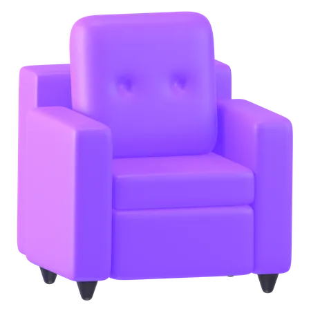 Canapé  3D Icon