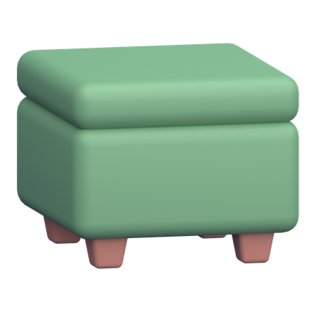 Canapé carré  3D Icon