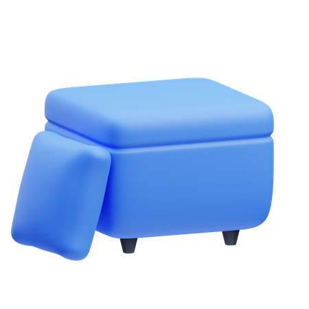 Canapé carré  3D Icon