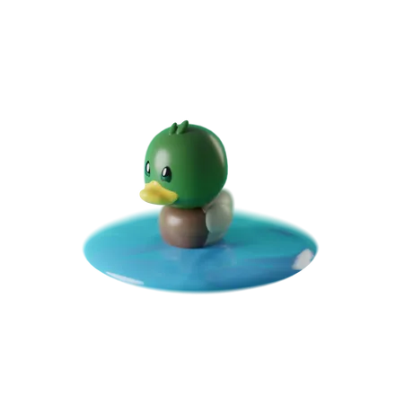 Canard  3D Illustration