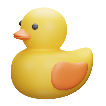 Canard en caoutchouc amusant pour le bain classique pour les enfants  3D Icon