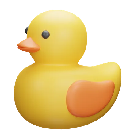 Canard en caoutchouc amusant pour le bain classique pour les enfants  3D Icon