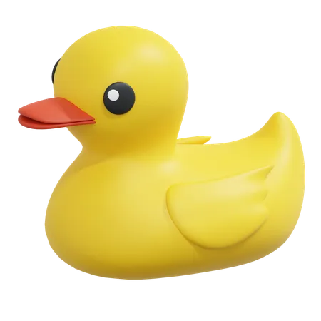 Canard en caoutchouc jaune  3D Icon