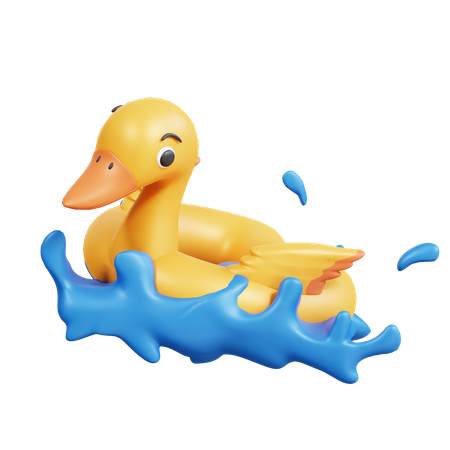 Canard gonflable  3D Icon