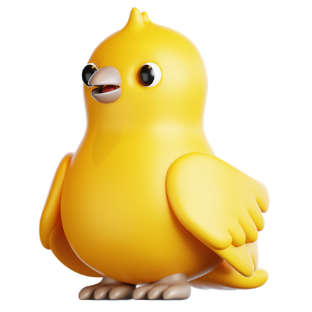 Oiseau canari  3D Icon