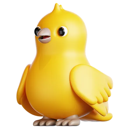 Oiseau canari  3D Icon