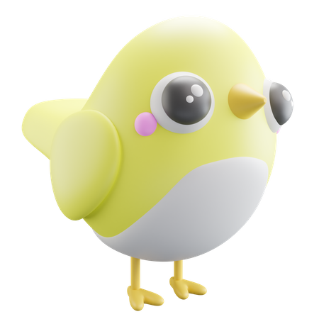 Oiseau canari  3D Icon