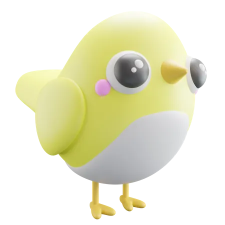 Oiseau canari  3D Icon