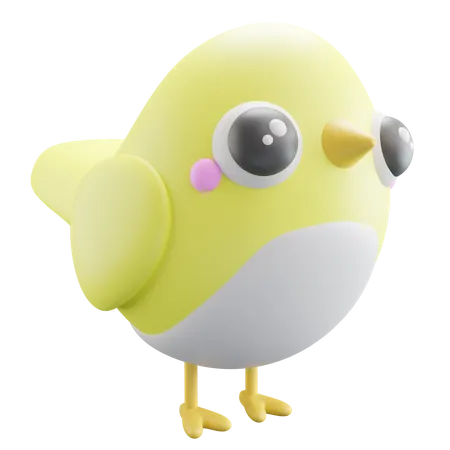 Canary Bird  3D Icon