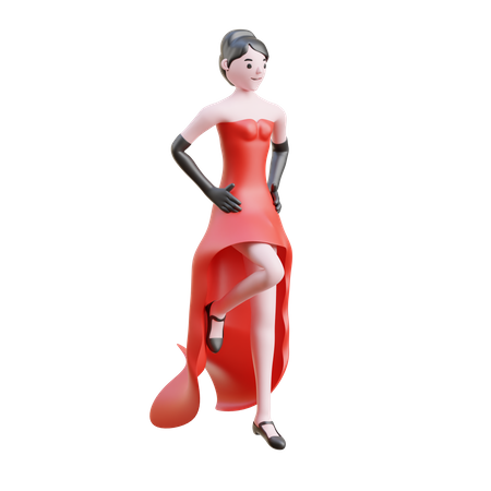 Jupe cancan  3D Icon