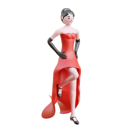 Jupe cancan  3D Icon