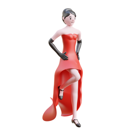 Cancan Skirt  3D Icon