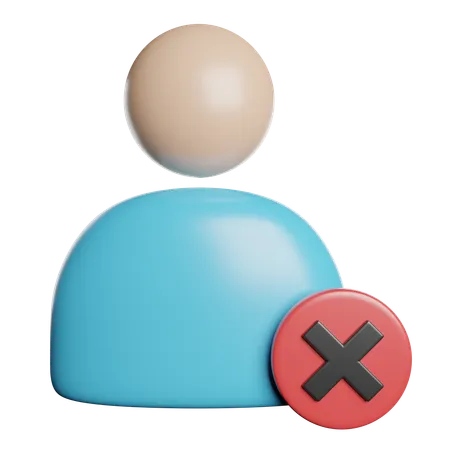 Cancel Close Candidate 3D Icon