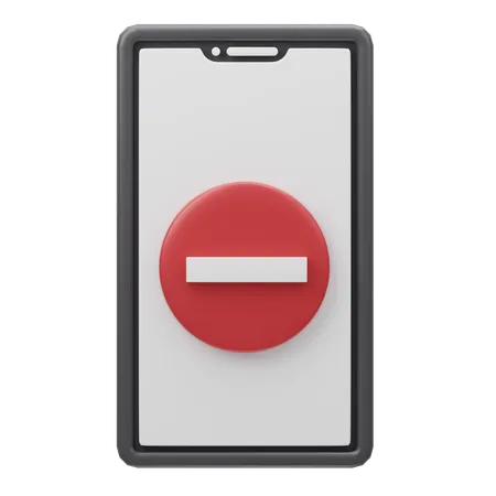 Cancel  3D Icon