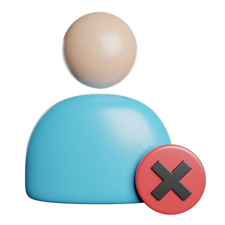 Cancel  3D Icon