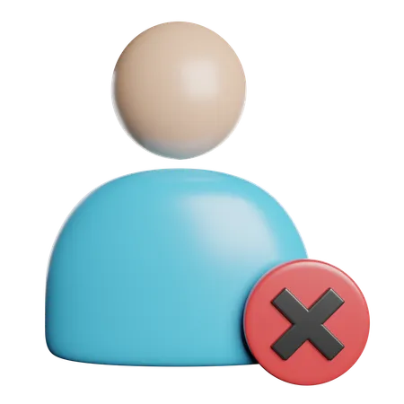 Cancel  3D Icon