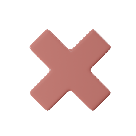 Cancel  3D Icon