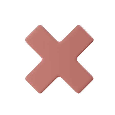 Cancel  3D Icon