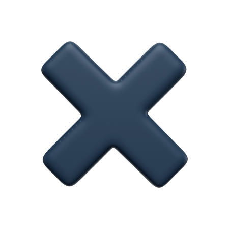 Cancel  3D Icon