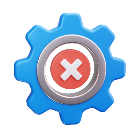 Cancel  3D Icon