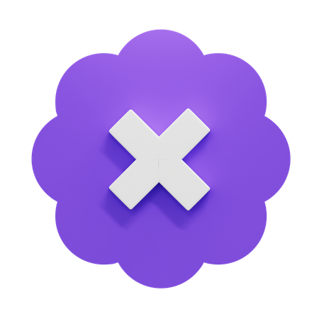 Cancel  3D Icon
