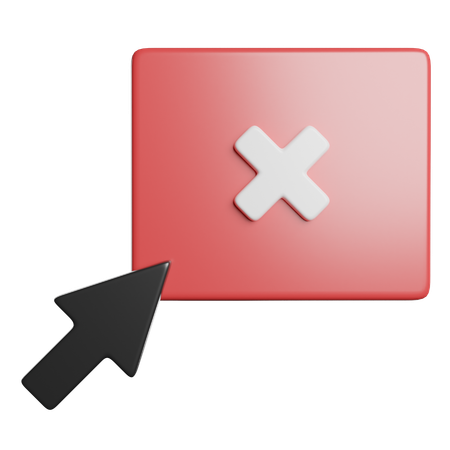 Cancel  3D Icon