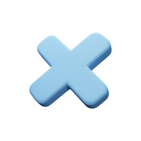 Cancel  3D Icon