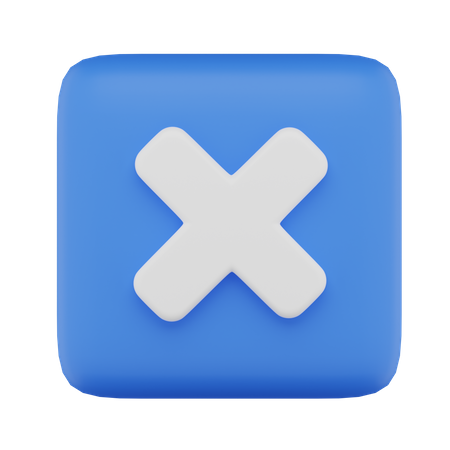 Cancel  3D Icon