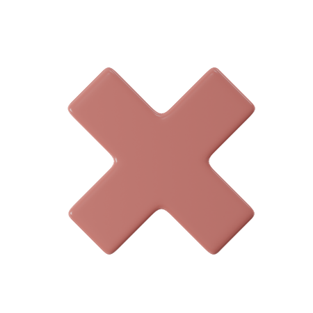 Cancel  3D Icon